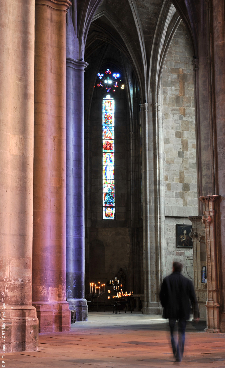 Intérieur Cathédrale de Rodez, Aveyron © P. Thebault/CRT Midi-Pyrénées