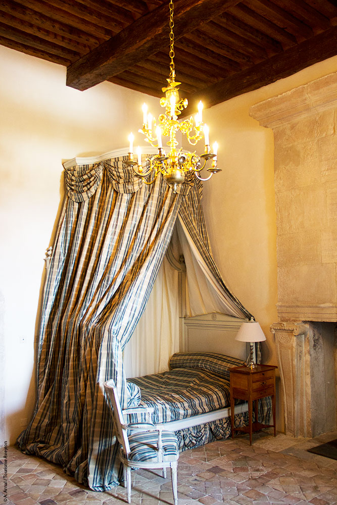 Chambre, Château de Bournazel, Aveyron © Anaïs Arnal / Tourisme Aveyron