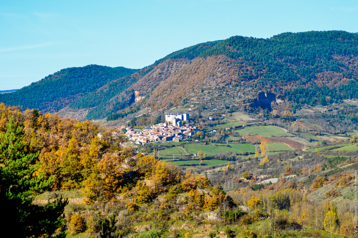 Mostuéjouls en automne, Aveyron © V. Prudhomme / Tourisme Aveyron
