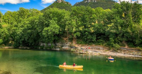 Canoë en Aveyron