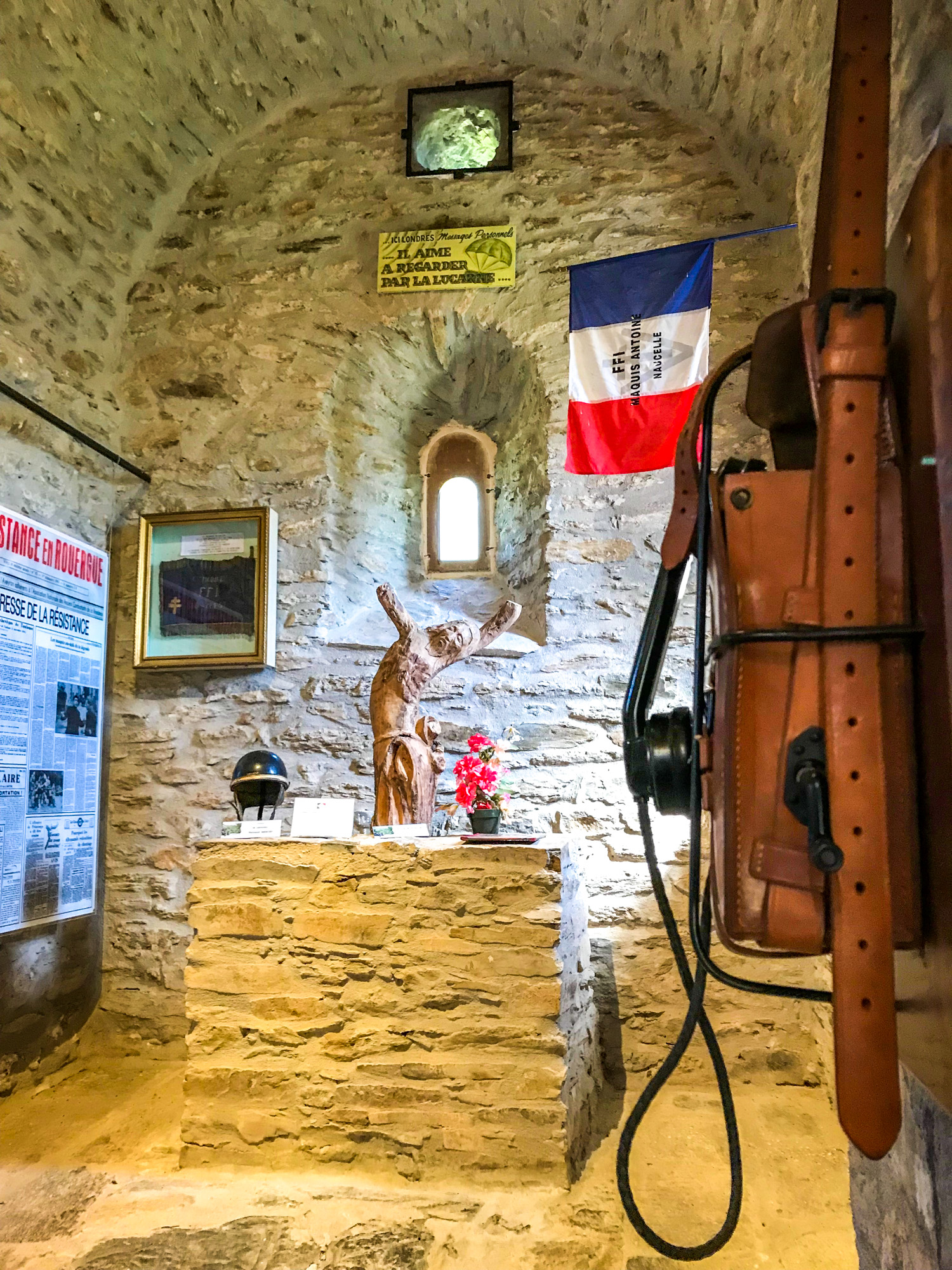 Musée de la résistance, chapelle de Villelongue © M. Hennessy - Tourisme Aveyron