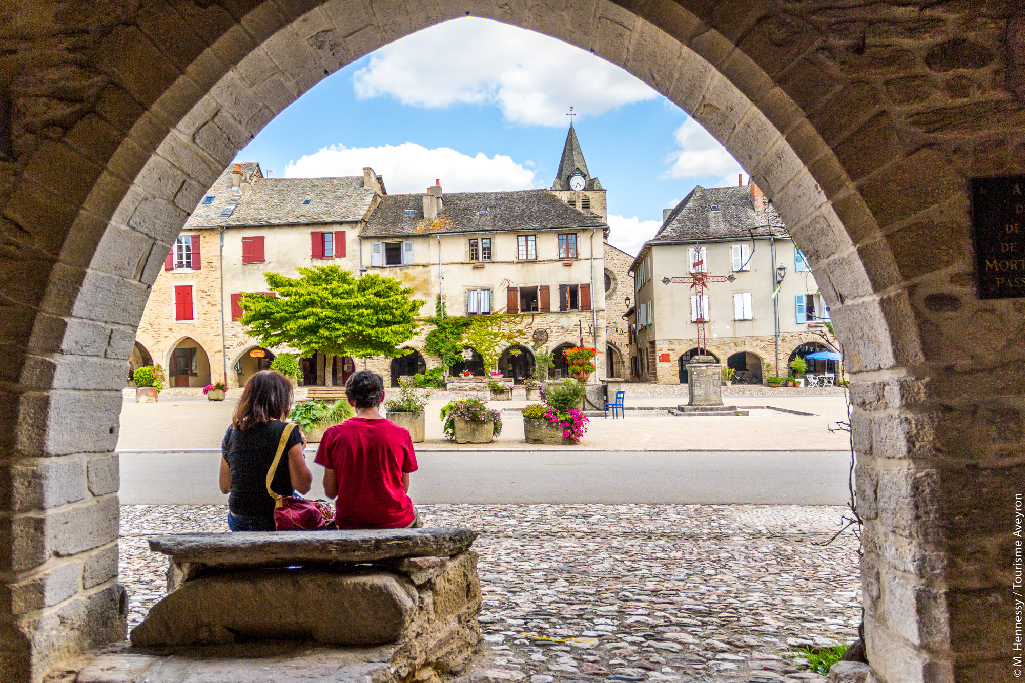 Sauveterre-de-Rouergue en Aveyron © M. Hennessy - Tourisme Aveyron