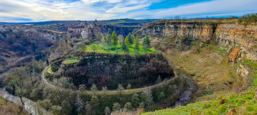 Canyon de Bozouls en Hiver ©A. Prime - Aveyron Attractivité Tourisme